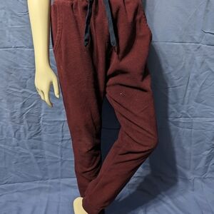 Women's Burgundy Jogger Pants